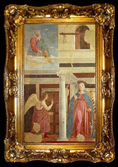 framed  Piero della Francesca Annuncciation, ta009-2